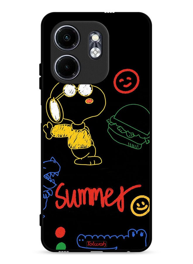 Tolwak - Infinix Smart 9 4G Protective Case Cover Summer Sticker - Image 1