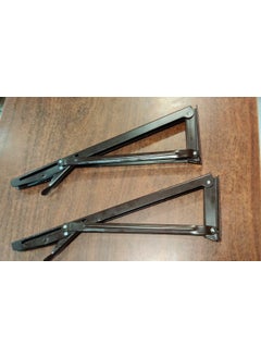 BOSNEY Implemental Premium Heavy Duty 375mm 15 Foldable Multipurpose Bracket with Fittings for fold Down Table or fold Down Racks 2 pcs Set  - Image 4
