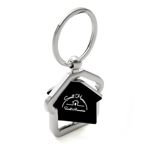Giftana Metal Keychain for Men and Women, Keychain for Bike & Car, Home, New House Keyring, Housewarming Gifts, Love Gifts, Birthday Gifts (Metal Sweet Home Sweet Memories Keychain) - Image 1