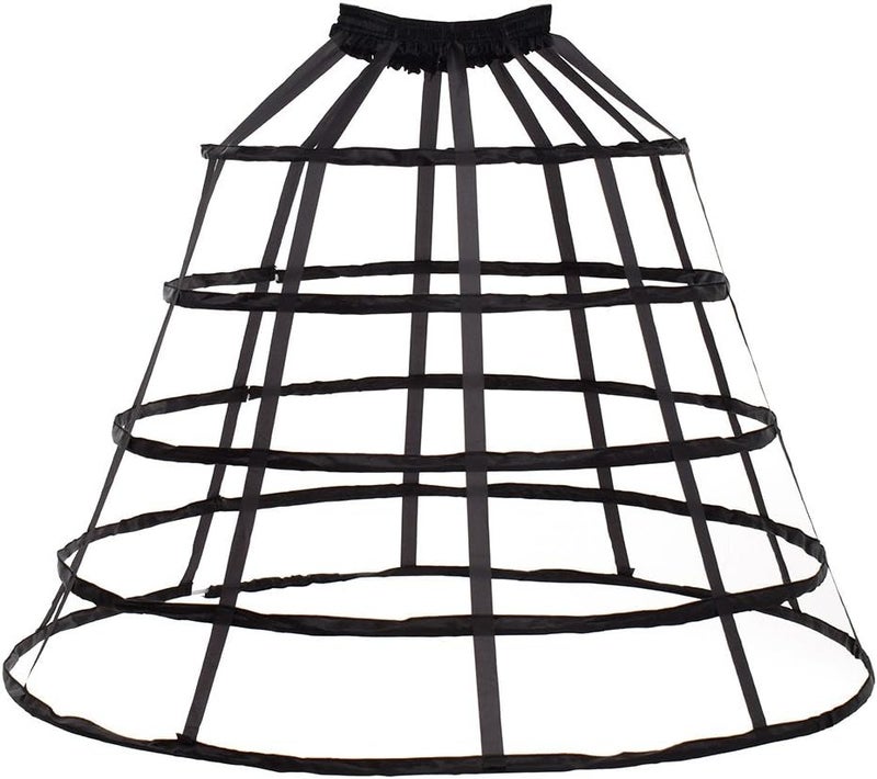 GRACEART Victorian Dress Pannier Hoop Skirt Bustle Cage Skirt - Image 1