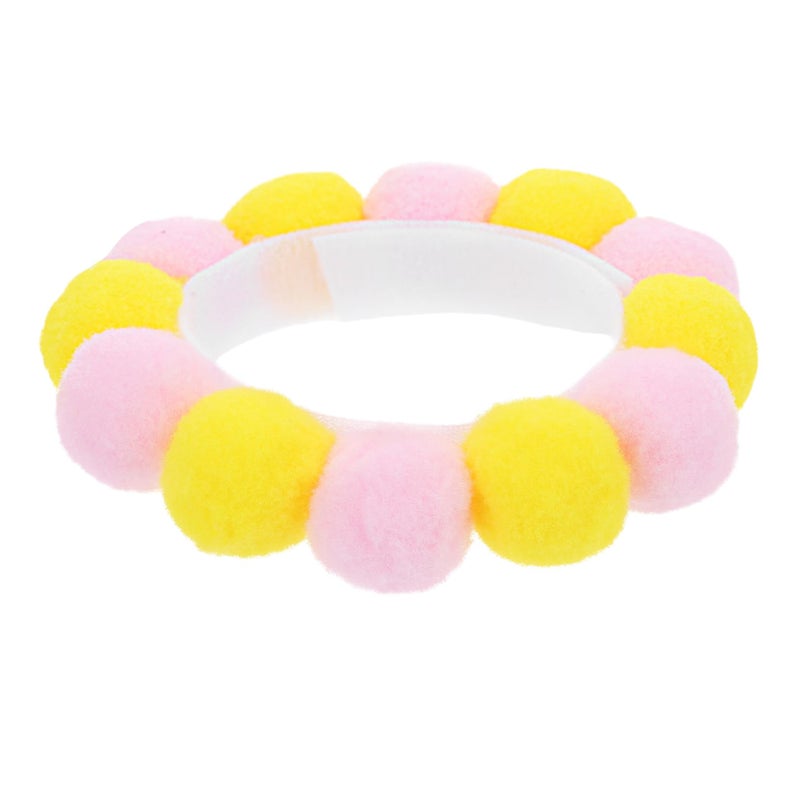 Warm Plush Pet Collar For Dogs And Cats With Adorable Balls For Daily Wear - Image 2