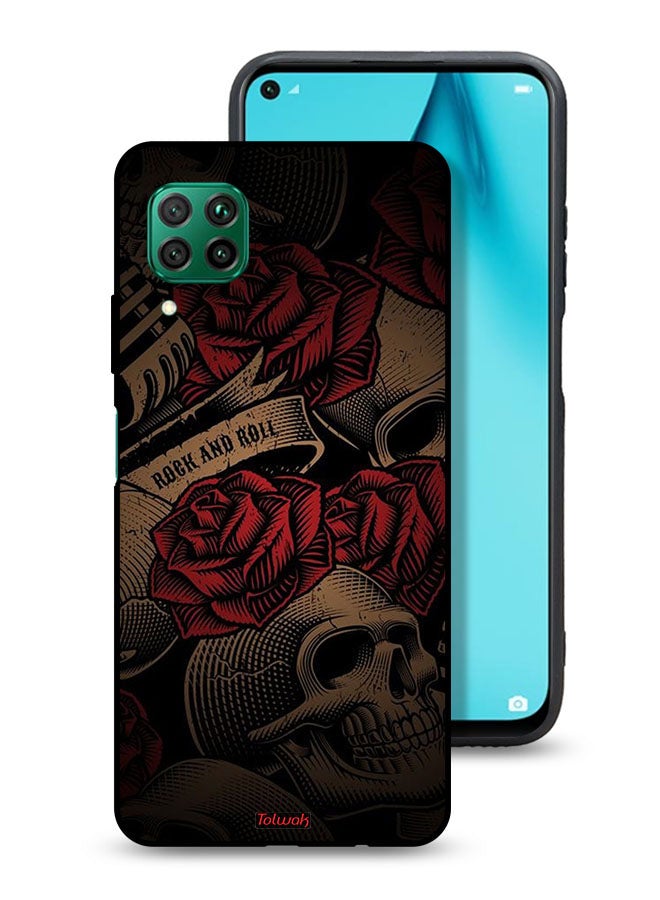 Tolwak Huawei P40 lite 4G Protective Case Cover Rok And Roll - Image 1