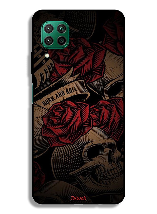 Tolwak Huawei P40 lite 4G Protective Case Cover Rok And Roll - Image 2