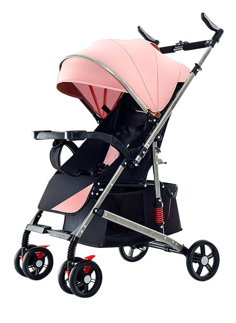 Baby Stroller, Two-Way Trolley, Ultra Lightweight And Portable Pushchair With Shock-Absorbing Function