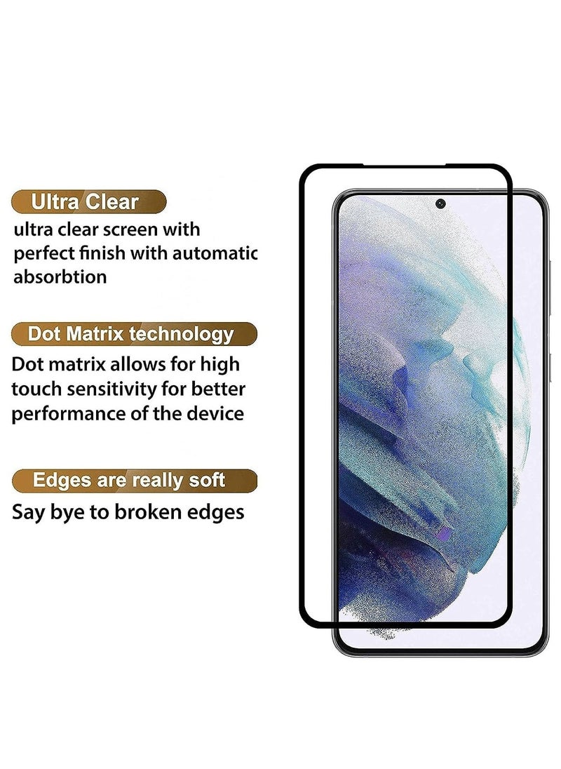 vesus Samsung Galaxy S21 5G Screen Protector, HD Clear 3D [3D Curved] [Full Coverage] Anti-Scratch Anti-Fingerprints 9H Hardness Tempered Glass (FULL Glue) - Image 5