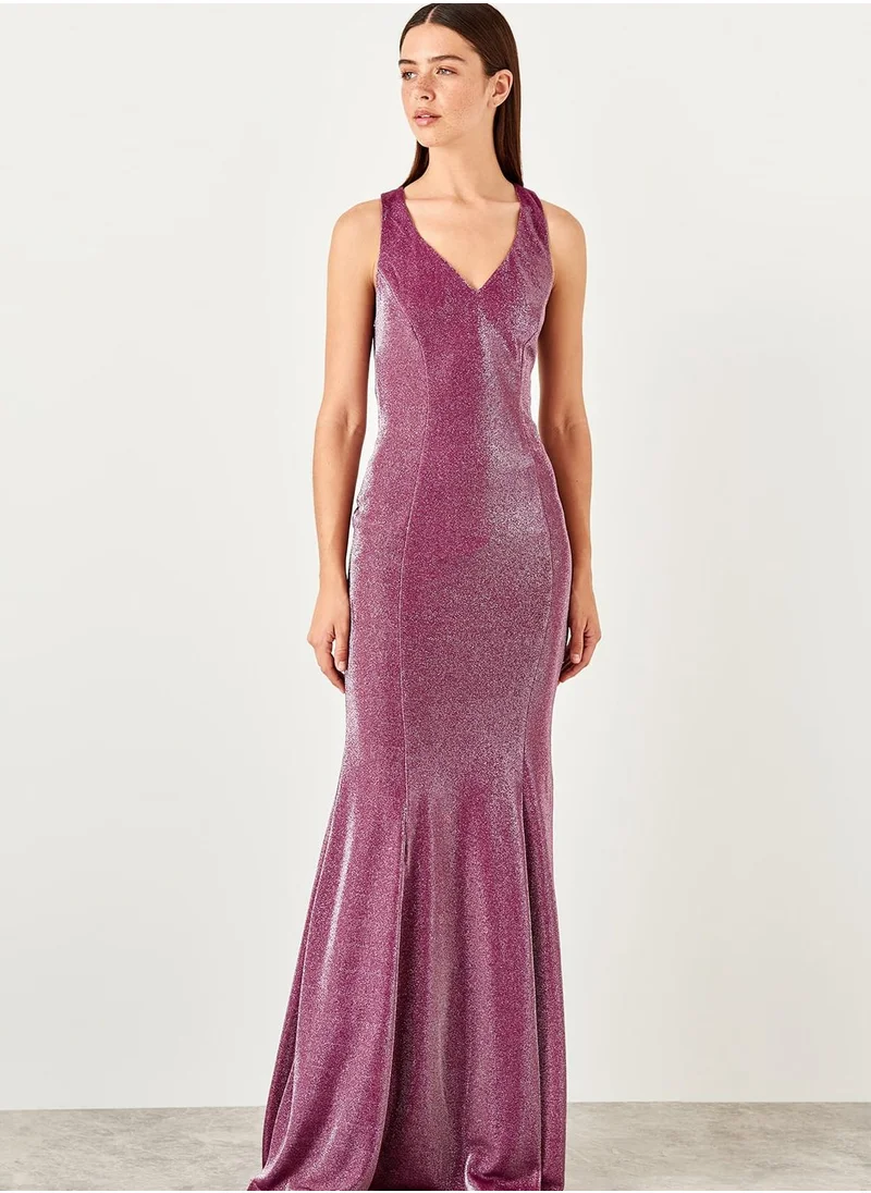 trendyol Shimmer Fishtail Dress