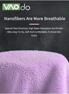 VAOdo 3-Piece Bath Towel Set Skin Friendly Coral Wool Quick Drying  - Image 4