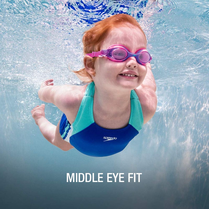Speedo Unisex-Child Swim Goggles Skoogle Ages 3-8, Blue Ocean, One Size - Image 1