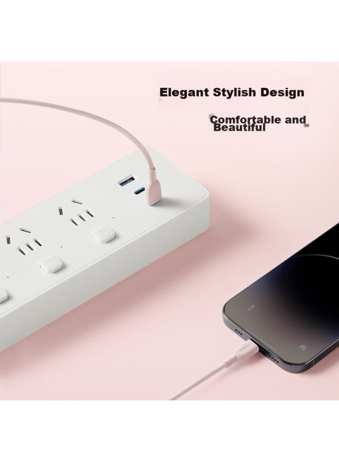 bull C-c Male To Male Fast Charging Cable, Ctoc 3a/60w Max/1m/compatible With Iphone 15/huawei/xiaomi/tablets/laptops, Cotton Candy Pink - Image 4