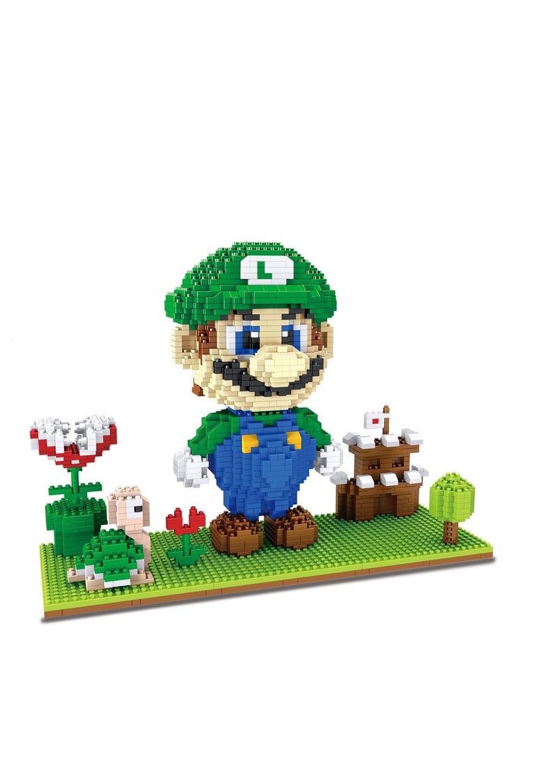 XiuWoo - Super Mario Bros Building Bricks Set  DIY Block Building Set Classic Mini Building Bricks Assembling Building Blocks Suitable - Image 1