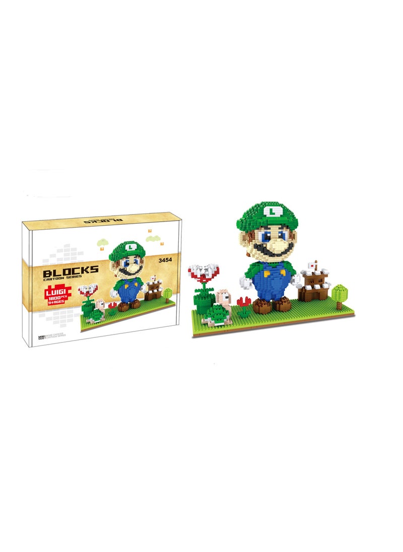 XiuWoo - Super Mario Bros Building Bricks Set  DIY Block Building Set Classic Mini Building Bricks Assembling Building Blocks Suitable - Image 1
