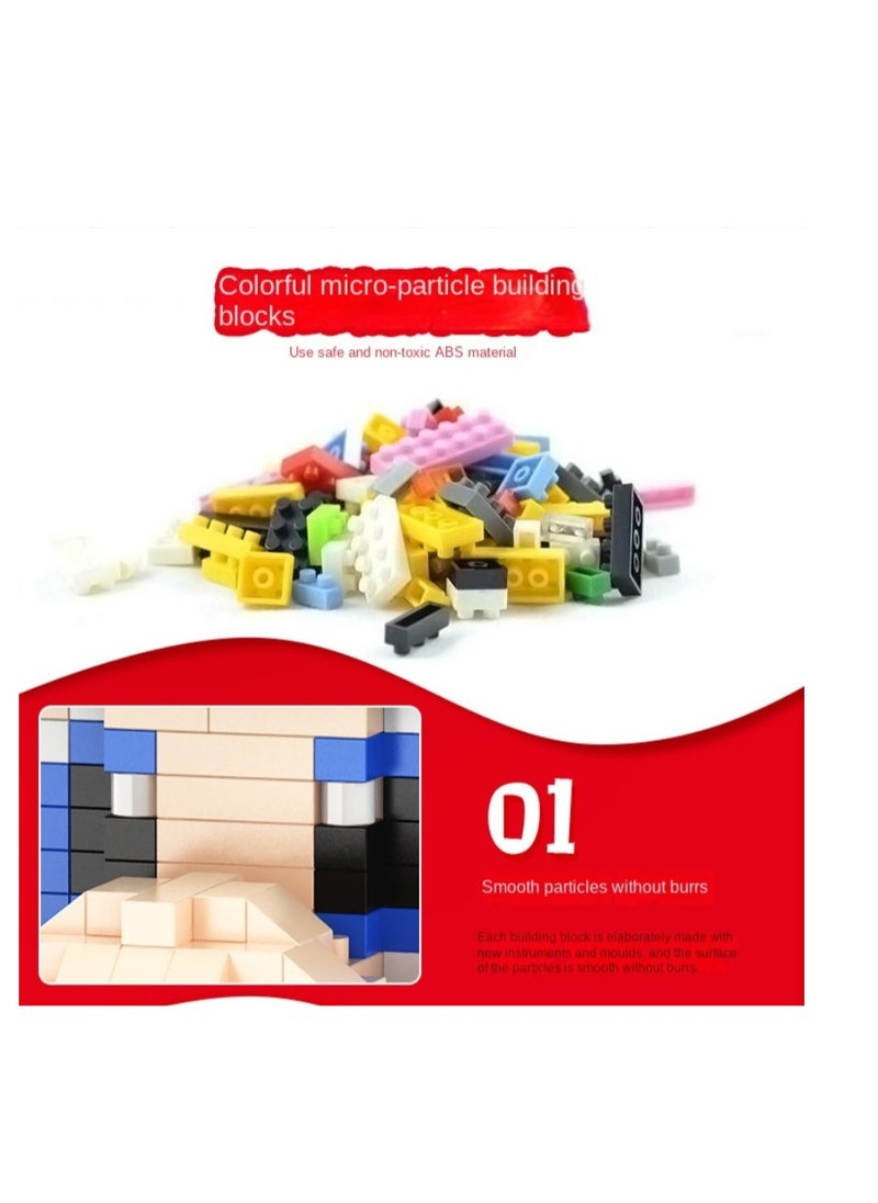 XiuWoo - Super Mario Bros Building Bricks Set  DIY Block Building Set Classic Mini Building Bricks Assembling Building Blocks Suitable - Image 1