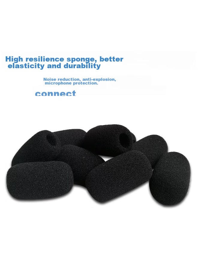 Nintaus Microphone Pads, Disposable Microphone Pads, Universal Protective Cotton, Anti-spray Caps, Wireless Gooseneck Microphone Anti-spray, Pg-48, 3-pack - Image 3