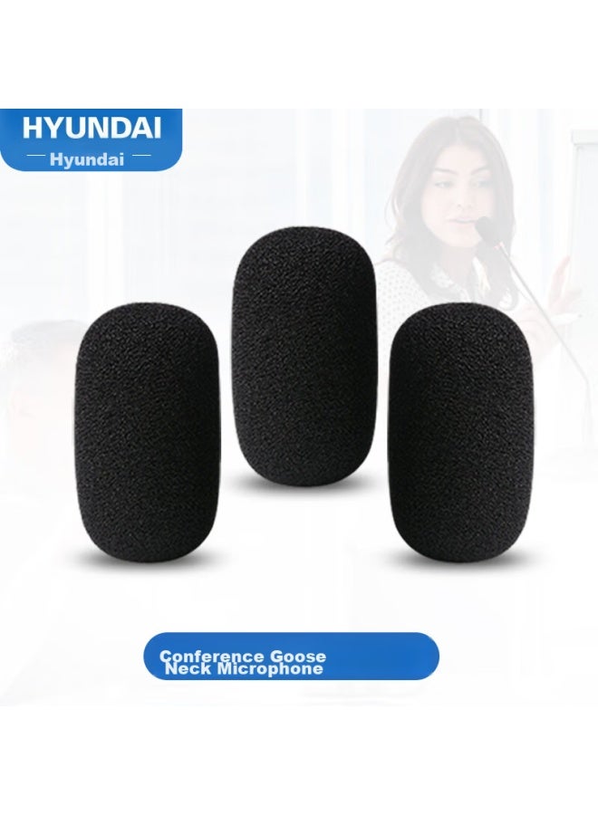 Nintaus Microphone Pads, Disposable Microphone Pads, Universal Protective Cotton, Anti-spray Caps, Wireless Gooseneck Microphone Anti-spray, Pg-48, 3-pack - Image 1