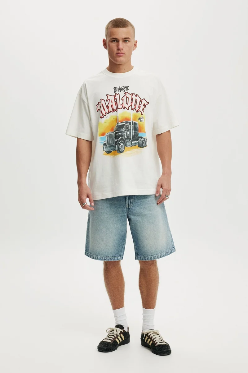 كوتون اون BOX FIT PREMIUM MUSIC T-SHIRT