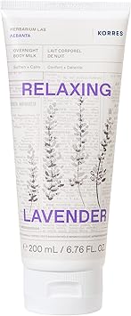 KORRES Korres Relaxing Lavender Overnight Body Milk Soothing Body Moistureser 200 ml - Image 1