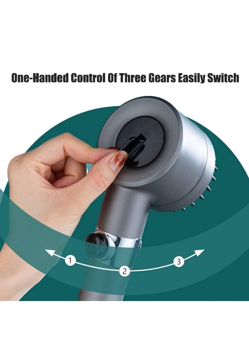 GENNEXT Shower Filter Shower Head - High Pressure Remove Chlorine and Impurities, Massages Scalp to anti Hairfall and Dry Skin, with Shower Hose Holder - Image 4