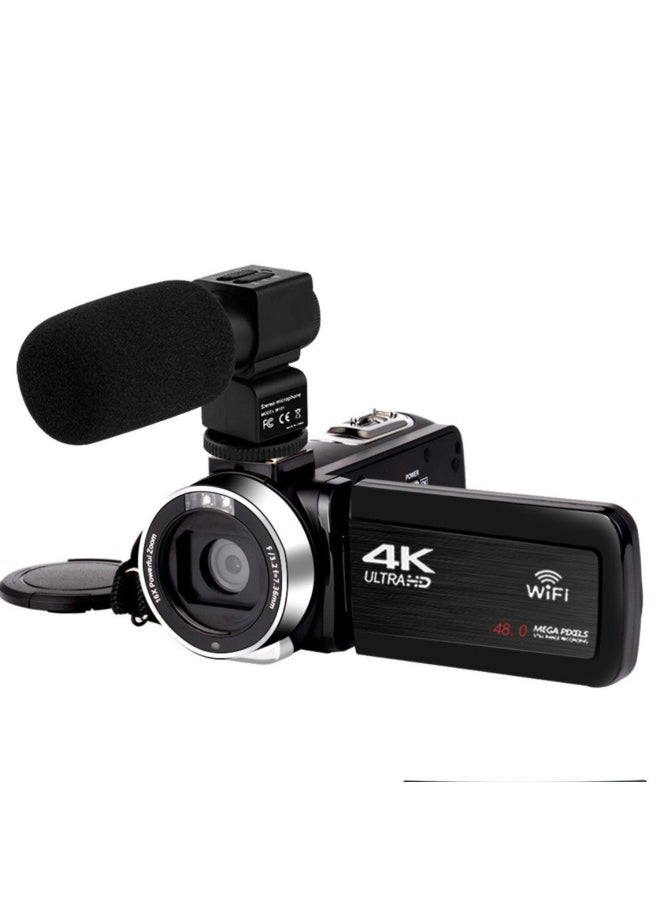 Generic Products 4K Camera Suitable For 48MP HD Digital Camera Video Recorder, With Microphone Touch Screen-Body Color:Led Light  - Image 3