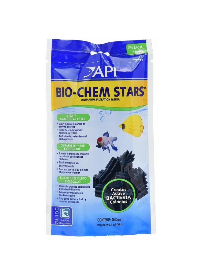 ايه بي آي أكياس API Bio-Chem Stars، 20 كيسًا - لنظام بيئي مائي صحي - Image 1