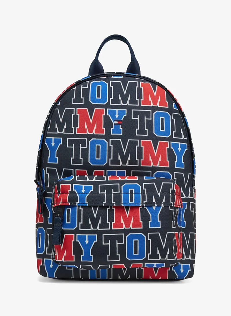 تومي هيلفيغر Kids' Logo Print Dome Backpack