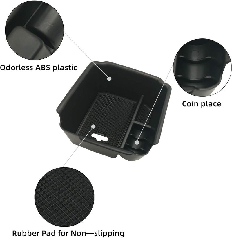 JOJOMARK Compatible with VW Tiguan and VW Taos Center Console Tray Organizer Insert - Image 4
