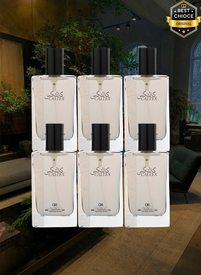 Banafa 6 Pieces Caltex Perfume For Men 40ml EDT - Image 1