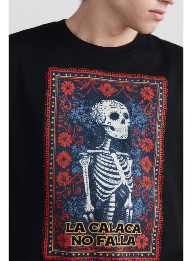 Springfield  Calaca Day of the Dead T-shirt for Men | Best Price UAE
