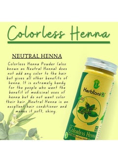 Herbtoniq 100% Natural Indigo Leaf, Colorless Neutral Henna, Katha And Methi Powder For Dandruff, Frizzy Hair, Damaged Hair, Intensive Hair Care Pack (600 Gram)  - Image 5