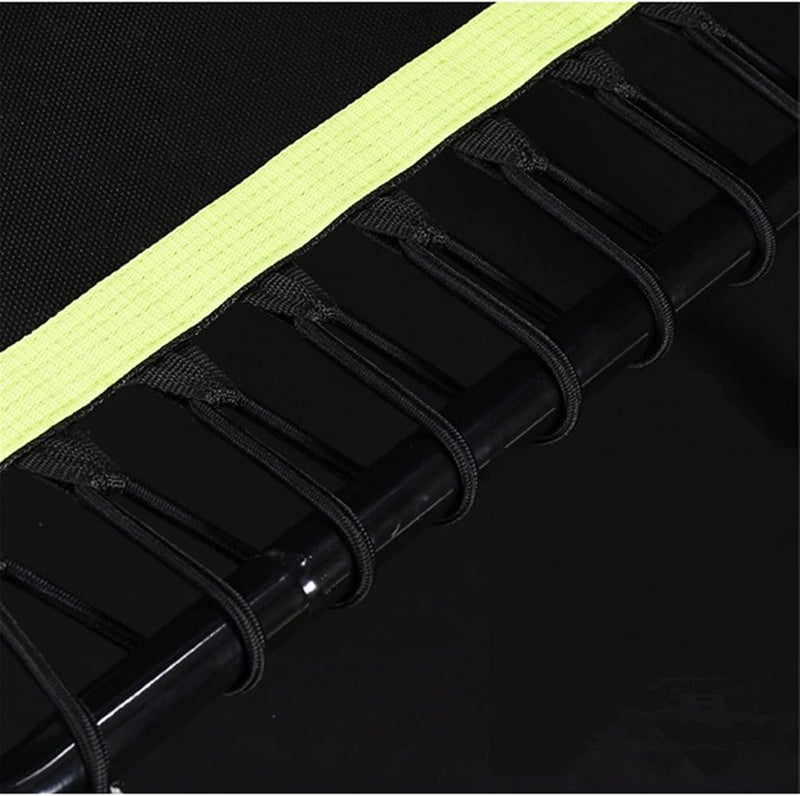 YiLn Exercise Trampoline 45 Inch Indoor Mini Trampoline With Handle Home Fitness Gym Rebounder for Improving Balance (Color : Green, Size : 123x125x30.5cm) - Image 3