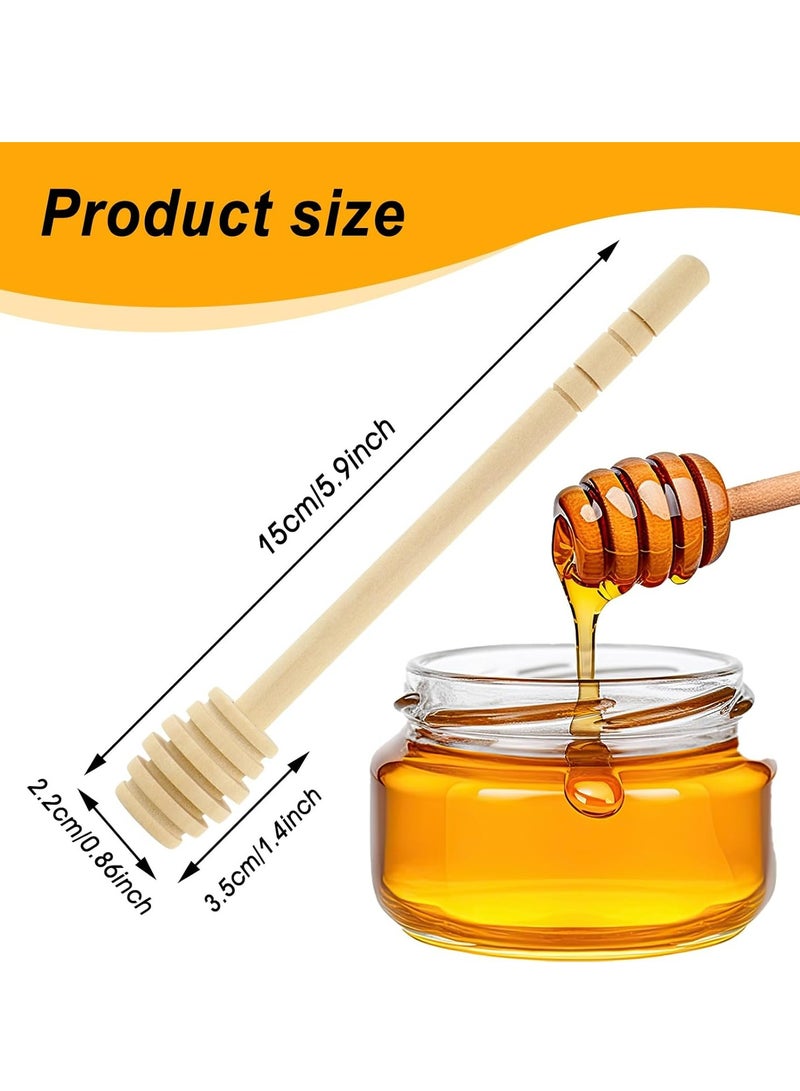 إسكدنيا 2 قطعة من الملاقي الخشبي لاختبار العسل معاقب العسل الملاقي الكوبينات - Image 2