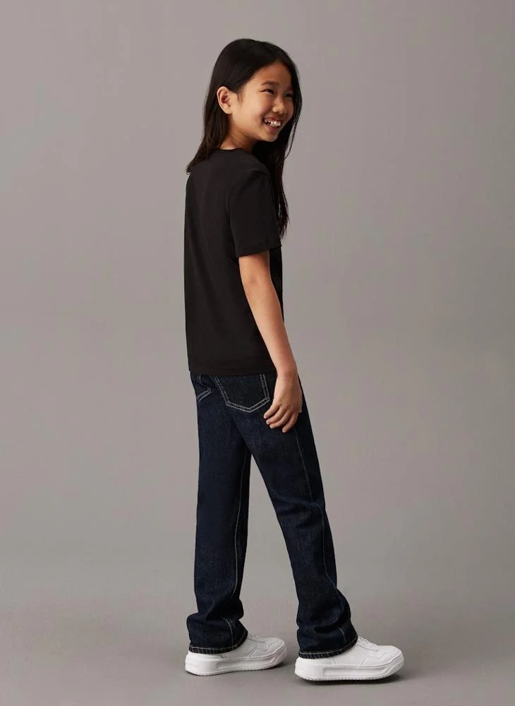 كالفن كلاين جينز Kids Logo Crew Neck T-Shirt