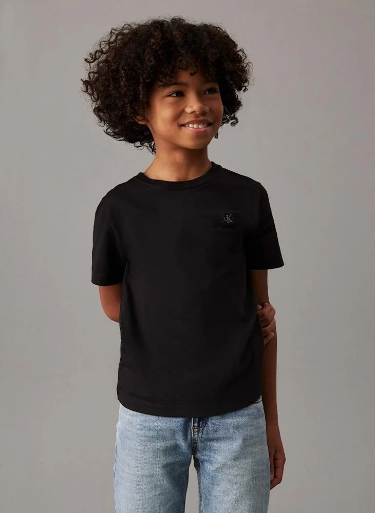 كالفن كلاين جينز Kids Logo Crew Neck T-Shirt