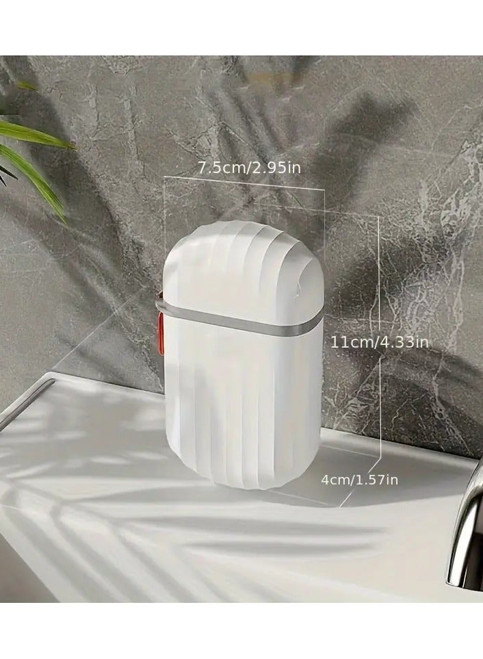 Goolsky 1pcs Portable Travel Soap Box with Lid, Sealed Leak-Proof Soap Case, Drain Layer Design, Durable PET Material, Compact Hygiene & Sanitation Storage Container  - Image 4
