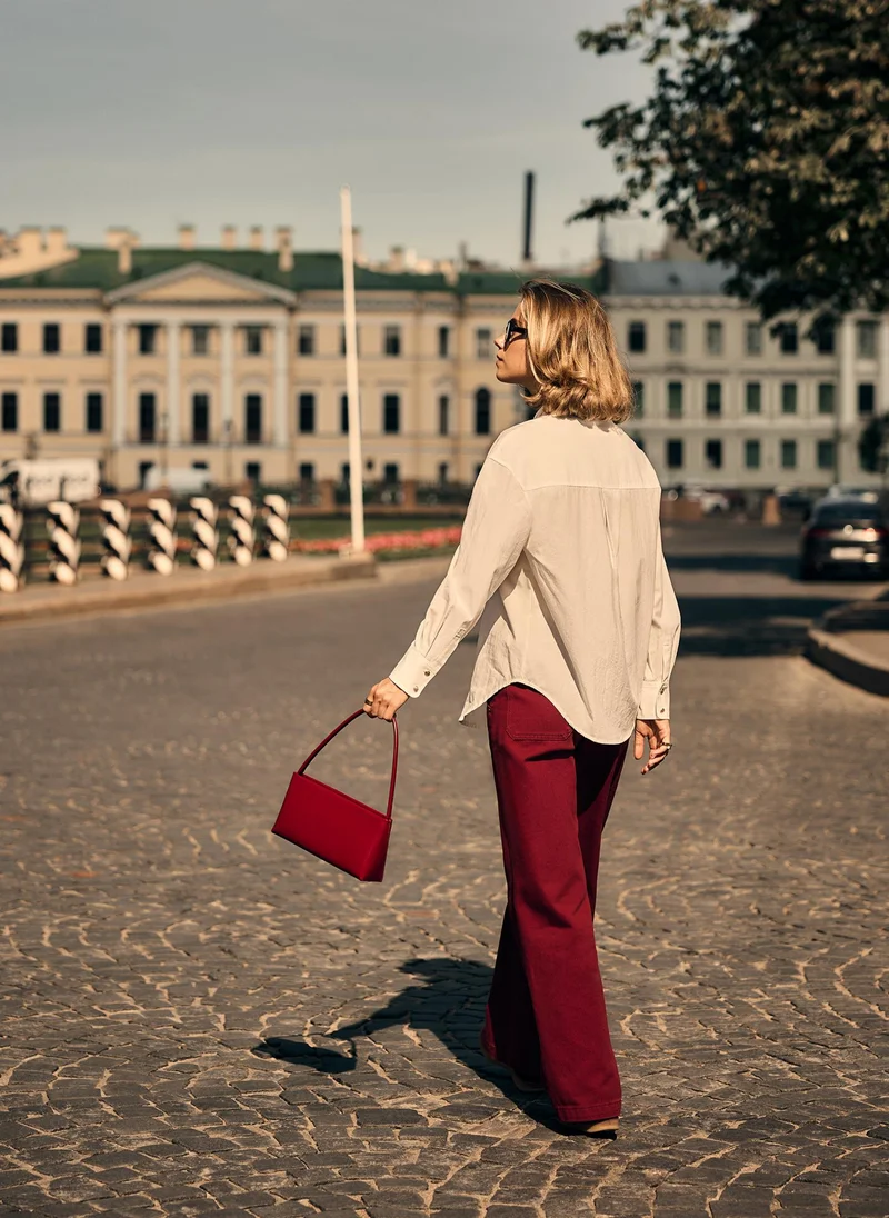 Lichi Loose shirt with accent buttons