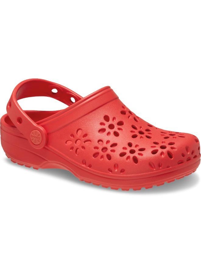 crocs Kids Classic Floral Cut Out Clog  - Image 4