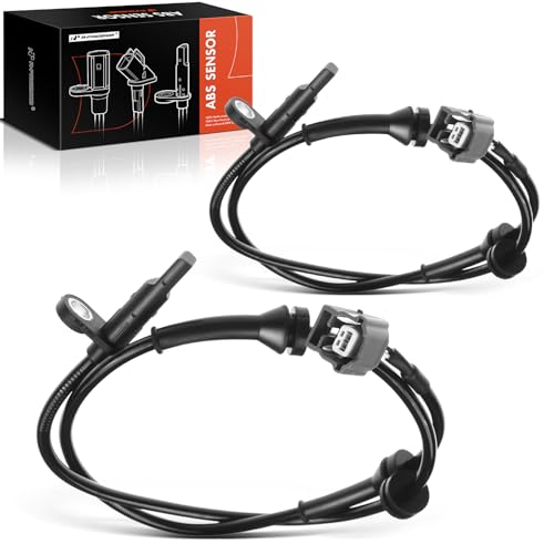 A-Premium ABS Wheel Speed Sensor Compatible with Nissan Models - Rogue 2016-2020, Sport Utility - Front Driver and Passenger Side, 2-PC Set, Replace# 47910-4BA0A, 47910-4CL0A - Image 1
