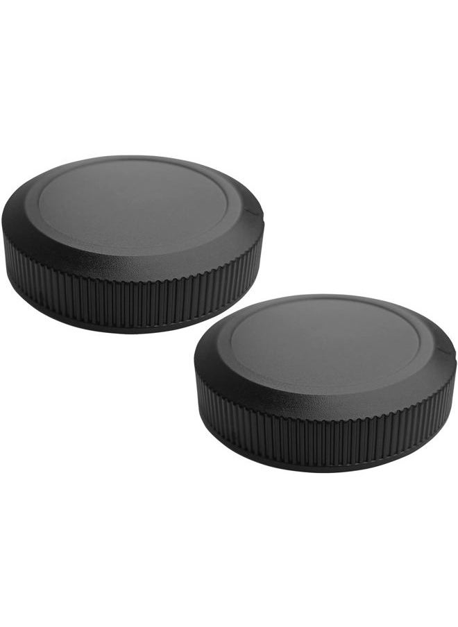 HUIPUXIANG RF Rear Lens Cap Cover for Canon EOS R50 R100 R10 R8 R7 R6 R6 Mark II R5 R5C R3 R RP More Canon RF Mount Camera(for Accessories),HUIPUXIANG [2 Sets]  - Image 1