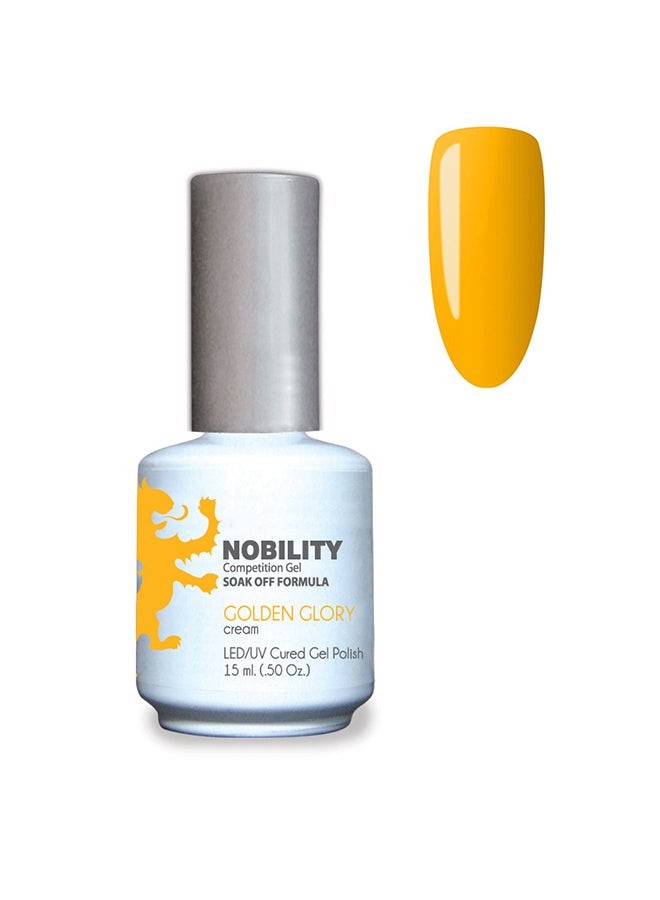 Lechat Gel Nail Polish 15 ml, Long Lasting, Chip Resistant, Requires Drying Under UV Led Lamp Golden Glory Nbgp19