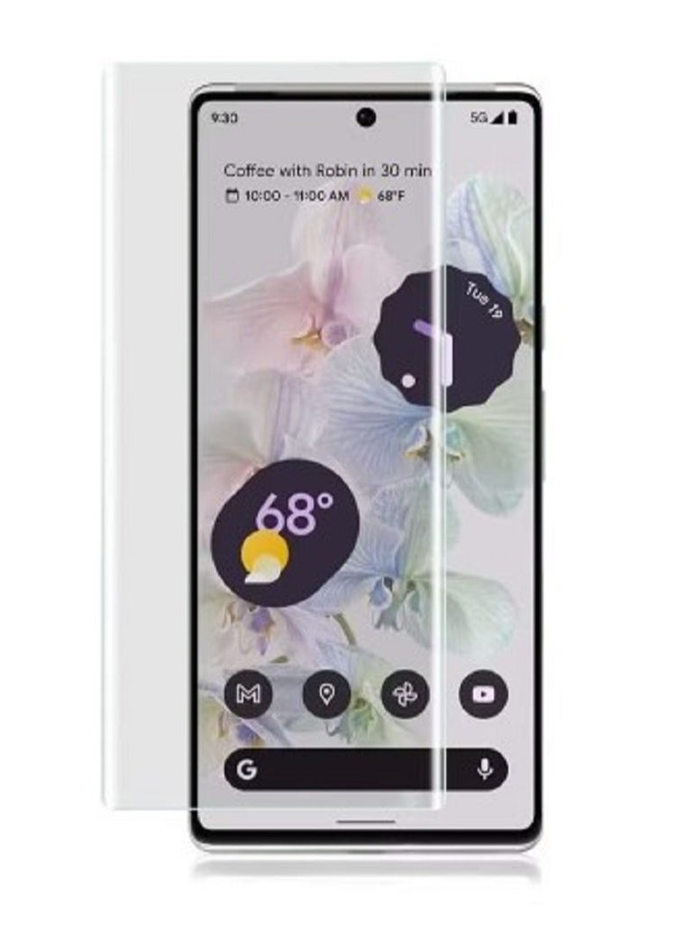 Generic - Pixel 6 Pro Screen Protector UV liquid tempered glass full adhesive for Google Pixel 6 Pro 5G Glass film fingerprint unlock - Image 1