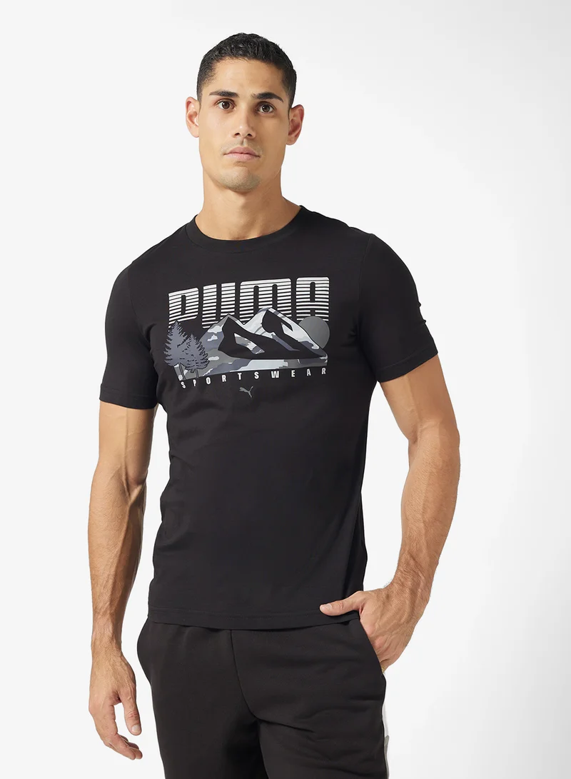 PUMA Graphics Mountain T-Shirt