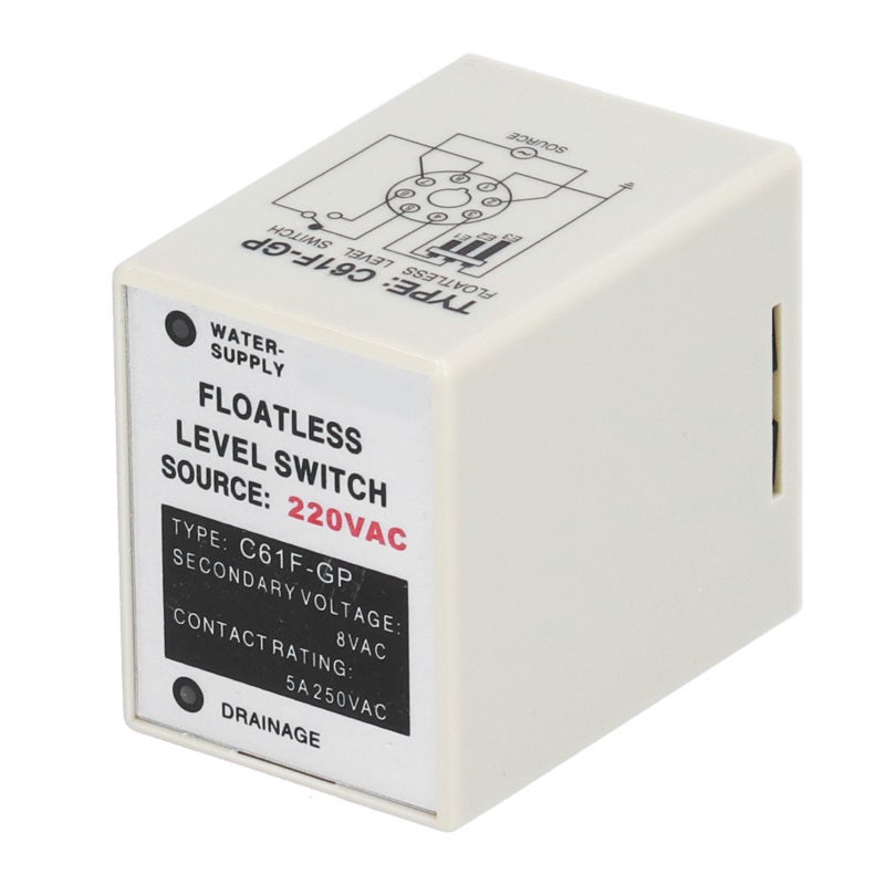 Intelligent Control Relay: Large Capacity Alloy Contact, Stable Safe Performance - Flame Retardant PC Material, Clear Wiring for Home Industrial Electrical Use - Image 1