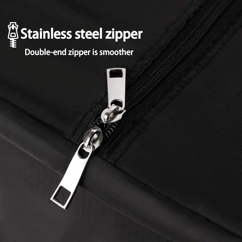 أكياس تخزين كبيرة 100 لتر مقاومة للماء شديدة التحمل من قماش اوكسفورد، شنط منظمة للفراش واللحاف والوسائد والغسيل والملابس أو عند الانتقال للمنزل - Image 4