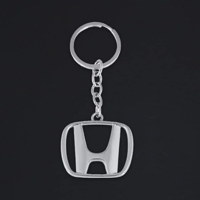 HONDA High-Quality Premium Fabric Strap Keychain – Durable Car Key Chain with Metal Ring & Hook | Strong Home and Vehicle Key Holder | Stylish Embroidered Strap Design - Image 2