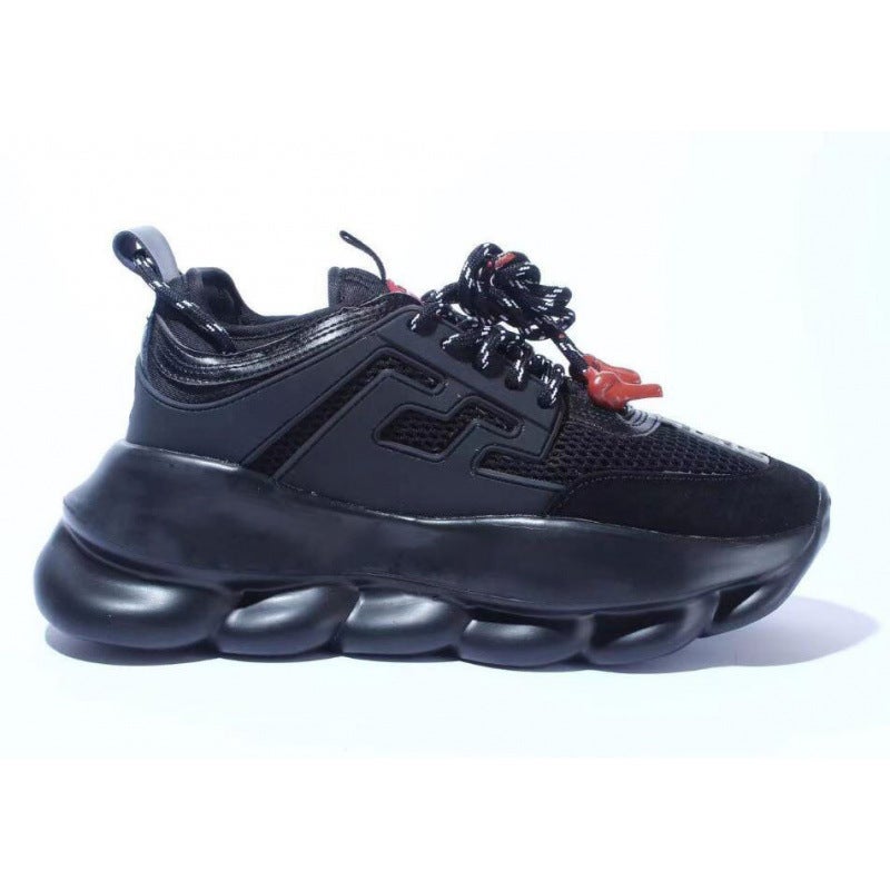 2020 Chain Style Casual Sneakers Retro Dad Shoes Thick-Soled Height-Increasing Shoes for Men and Women Casual Walking Shoes - Image 1