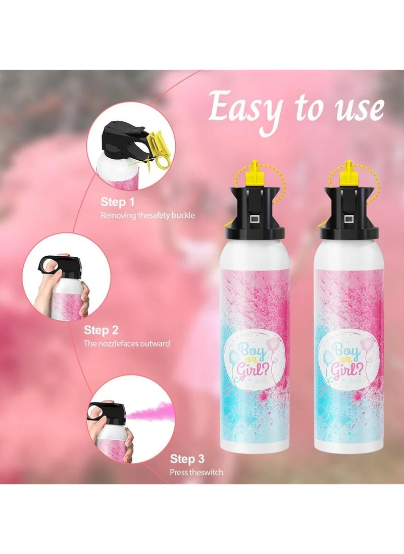 Toy Box - Gender Reveal Powder Spray Extinguisher For Baby Shower 100 gm Pink - Image 1
