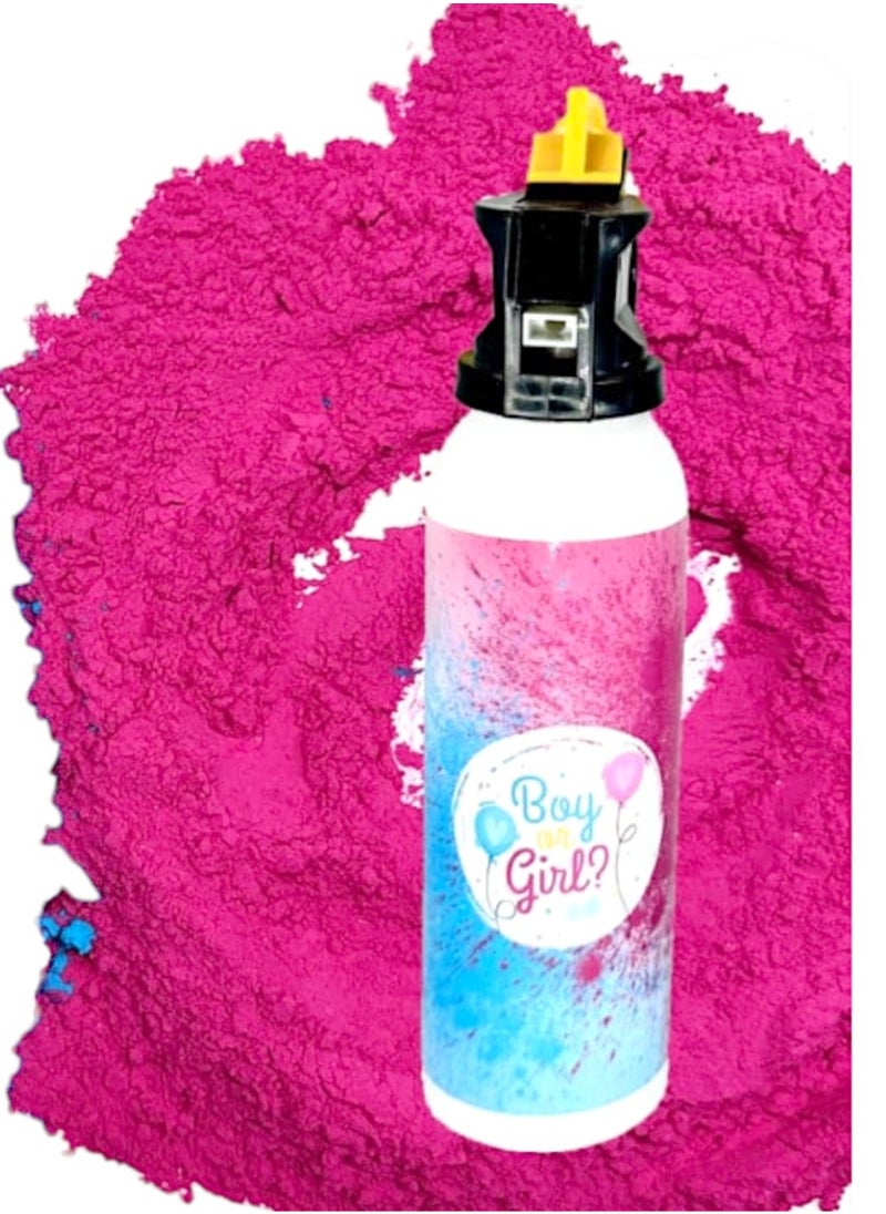 Toy Box - Gender Reveal Powder Spray Extinguisher For Baby Shower 100 gm Pink - Image 1
