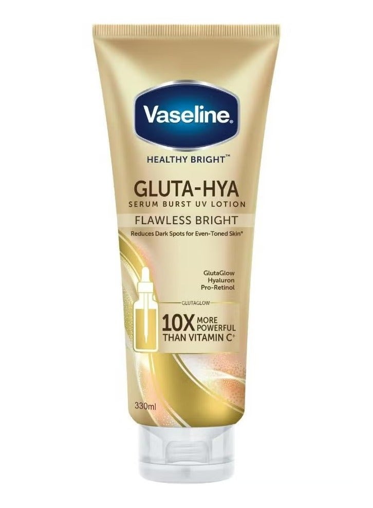 Vaseline Healthy Bright Gluta-Hya Flawless Glow Serum-In-Lotion 330 ml - Image 1