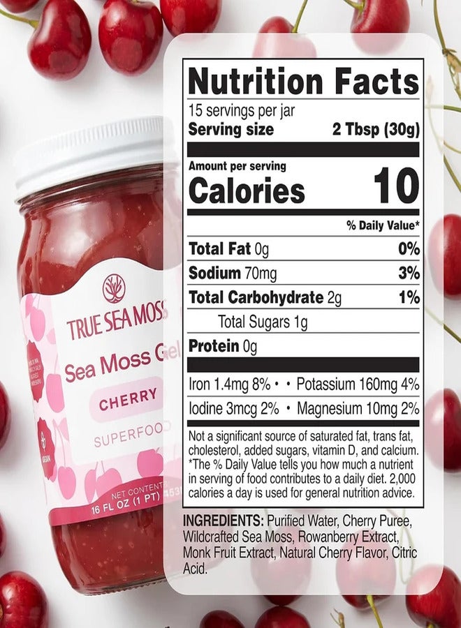 True Sea Moss, Sea Moss Gel Superfood,Cherry - Image 2