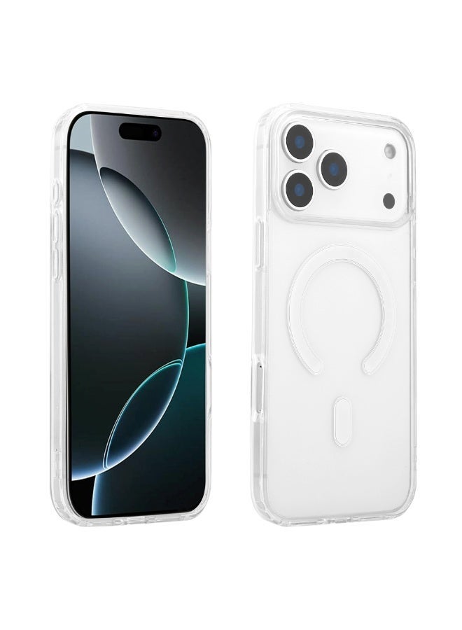 Mini Treasures Magnetic Case for iPhone 17 Pro Max 6.9-Inch Compatible with MagSafe, Shockproof Phone Bumper Cover, Anti-Scratch Clear Back (Clear) - Image 1