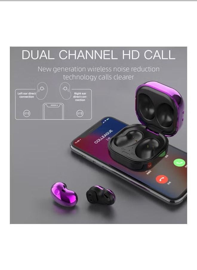 Generic S6 Plus Tws Bluetooth 5.1 Wireless Earphones Black  - Image 3